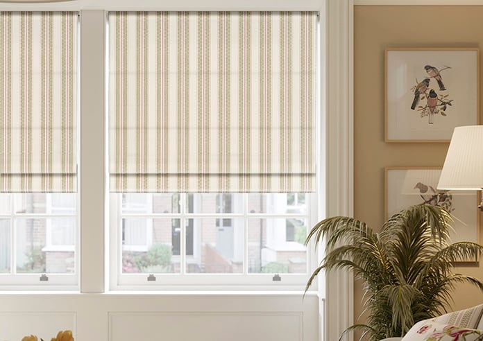 Noble Stripe, Moss - Twist&Fit Roman Blind - Image 3